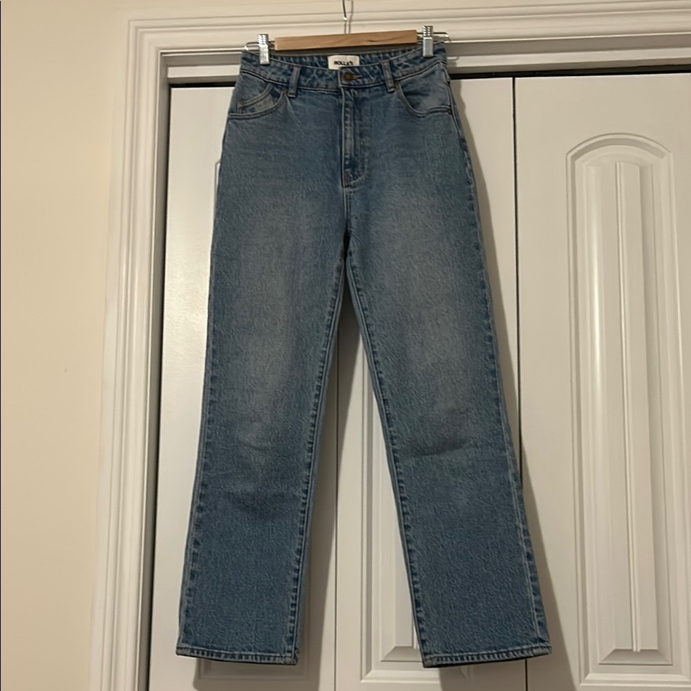 ROLLA'S Light Blue Straight Leg Jeans